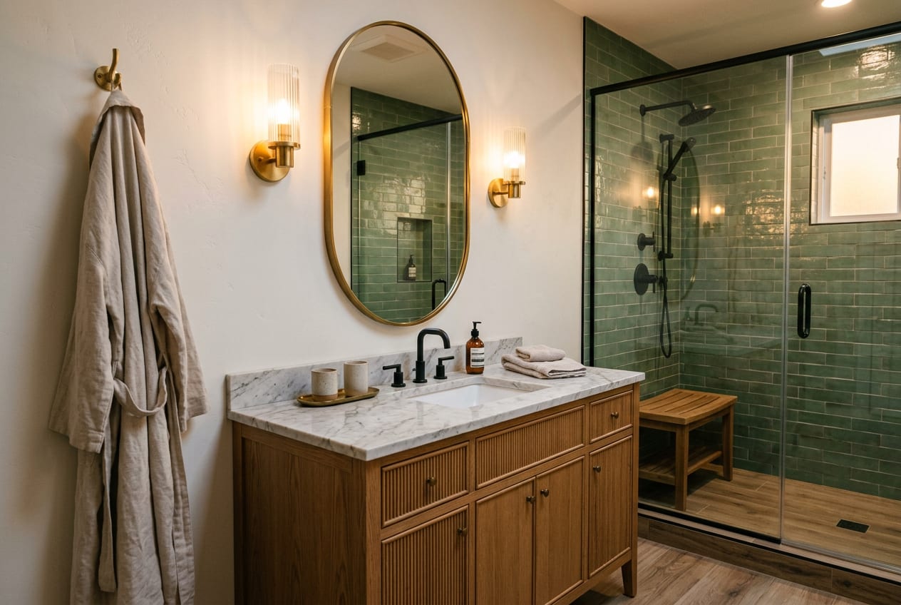Robles Bathroom Remodeling Corp, bathroom remodeling in Medina, completed project 3